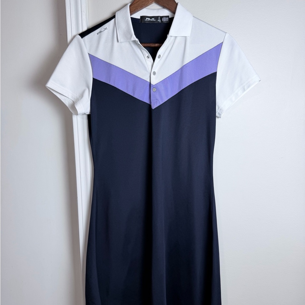Ralph Lauren Navy and White Polo Dress